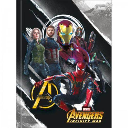 Caderno Brochurão Universitário C D Avengers 80 Fls Pct C/05