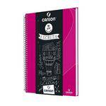 Caderno Canson Pautado 80fls A4+ 90gm2 Rosa Pink