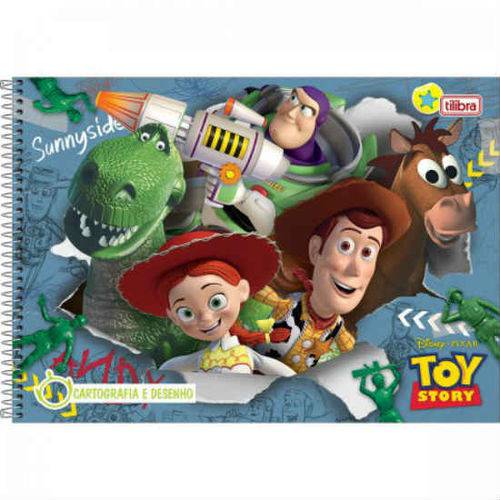 Caderno Cartografia C/D 96 Folhas Toy Story 3 Tilibra