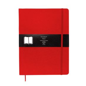 Caderno Clássico 21x28 - Vermelho Sem Pauta