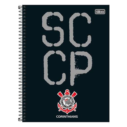 Caderno Corinthians - Sccp - 80 Folhas - Tilibra