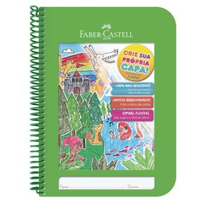 Caderno Criativo Capa Verde 96 Folhas Faber-Castell
