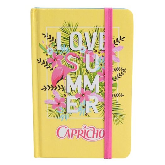 Caderno de Anotações C/Pauta Love Summer 10070632 15x9x2cm Z-Criativa