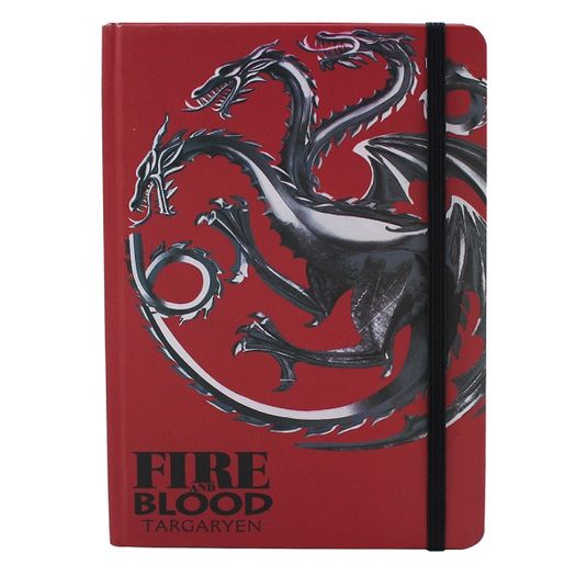 Caderno de Anotacoes Got Targaryen 96f S/P 21x14cm 10070283 Z-Criativa