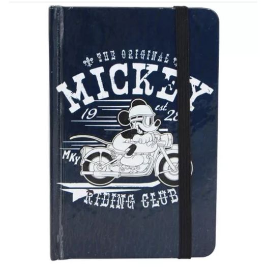 Caderno de Anotacoes Mickey Moto 96f 9x15cm 10070475 Z-Criativa