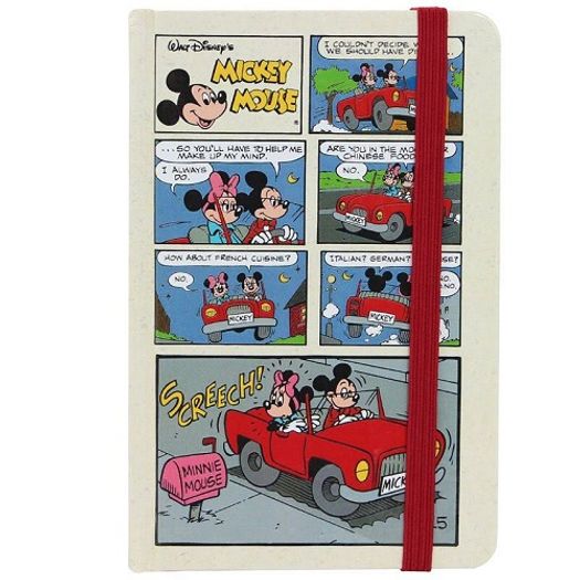 Caderno de Anotacoes Mickey Quadr 96f 9x15cm 10070471 Z-Criativa
