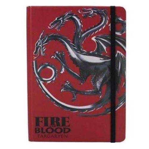 Caderno de Anotações S/ Pauta Game Of Thrones - Targaryen