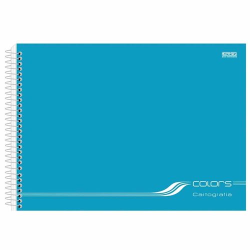 Caderno de Cartografia Colors 60 Folhas São Domingos 1024254