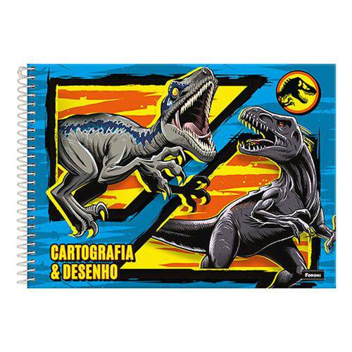 Caderno de Cartografia e Desenho - Dinossauros - Foroni