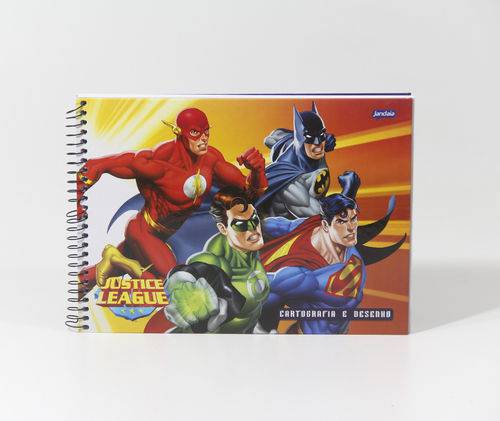 Caderno de Desenho Liga da Justiça
