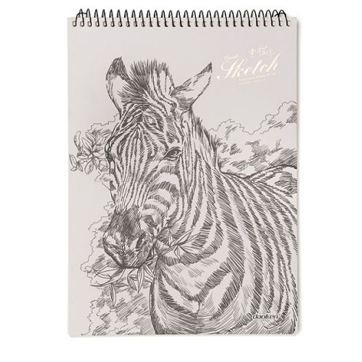Caderno de Desenho Zebra 20x28 40f P0030004 Bencafil
