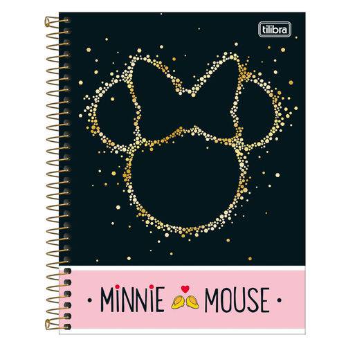 Caderno de Espiral - Capa Dura - Colegial - Disney - Minnie Mouse - 80 Folhas - Tilibra
