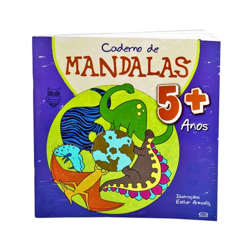 Caderno de Mandalas 5+ Anos - Brochura - Esther Armada