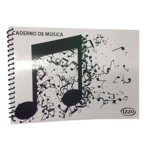 Caderno de Música Izzo Pequeno - 50 Páginas