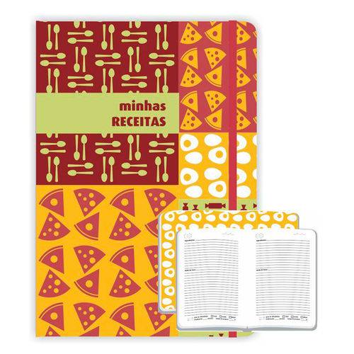 Caderno de Receita Premium Redoma 192 Folhas 17x24cm