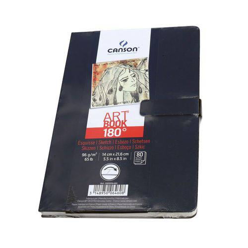 Caderno Desenho Canson Art Book 180 A5 080 Fls 60006460
