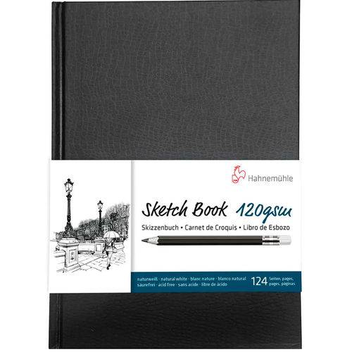 Caderno Esboço Sketchbook 120g A4 64 Folhas Hahnemuhle