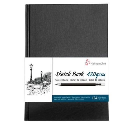 Caderno Esboço Sketchbook 120g A5 64 Folhas Hahnemuhle