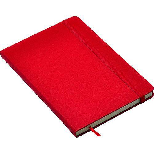 Caderno Especial Cicero Linha Couro S/ Pauta C/ Elast 021 X 028 Cm Vermelho / Vermelho CIC0111