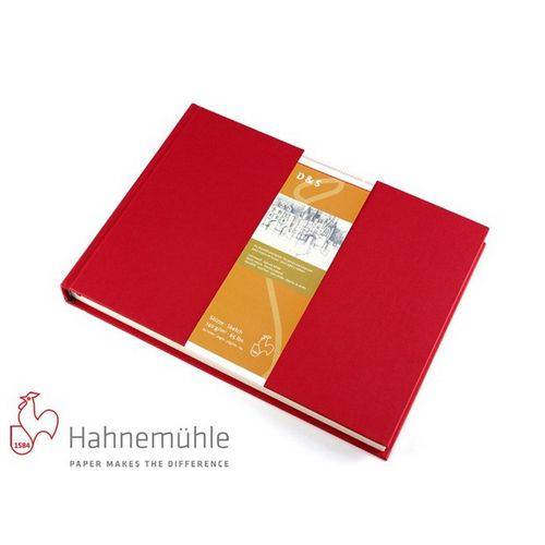 Caderno Especial Hahnemuhle D&s 140g A5 160 Fls Vermelho 10 628 293