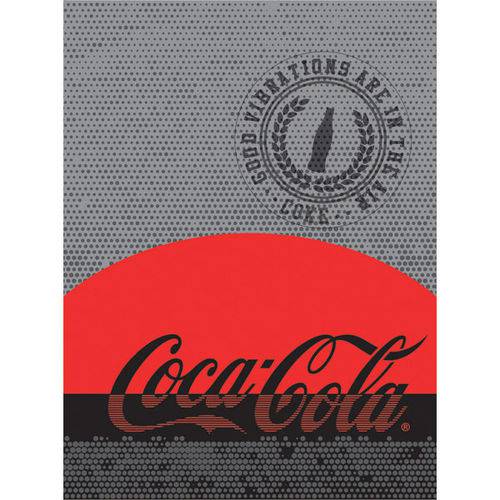 Caderno Espiral Capa Dura 1x1 96 Folhas Coca-Cola Estampa 1 Jandaia