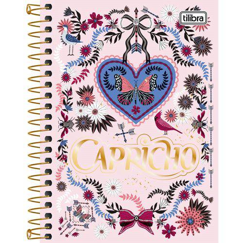Caderno Espiral Capricho 16x1 - 320 Folhas - Tilibra - Cinza