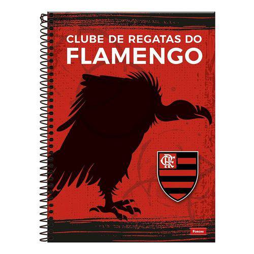 Caderno Espiral Flamengo 96 Folhas -Foroni