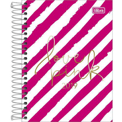 Caderno Espiral Love Pink 20x1 - 400 Folhas - Tilibra