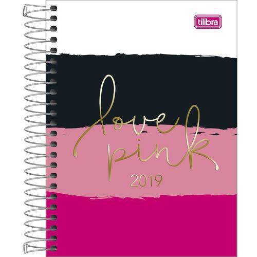Caderno Espiral Love Pink 20x1 - 400 Folhas - Tilibra
