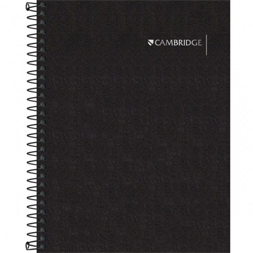 Caderno Executivo Espiral Capa Dura Cambridge 80 Folhas