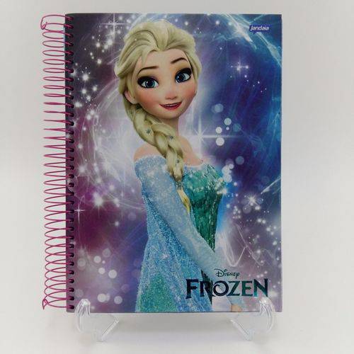 Caderno Frozen 10x1 Universitário 200 Folhas Capa Dura - Jandaia