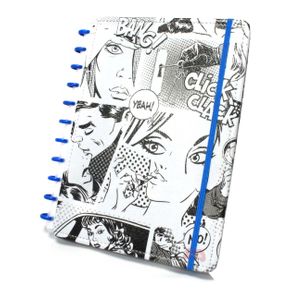 Caderno Grande Comic com 80 Folhas Caderno Inteligente
