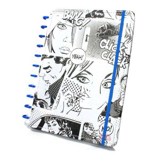 Caderno Grande Comic com 80 Folhas Caderno Inteligente