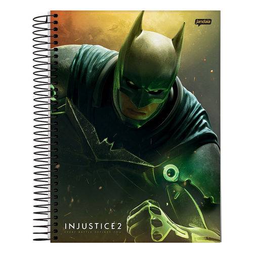 Caderno Injustice 2 - Batman - 10 Matérias - Jandaia