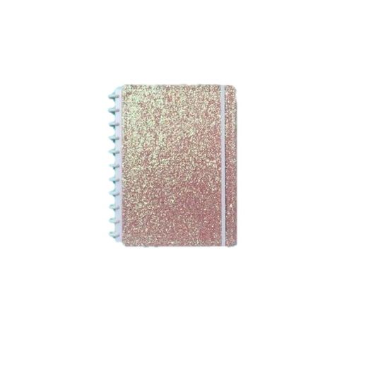 Caderno Inteligente 80f G Rose Gliter 4043 Clapper S/L