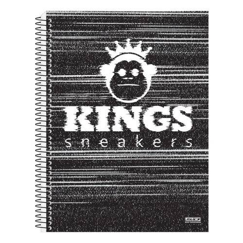 Caderno Kings Sneakers Preto - 1 Matéria - São Domingos