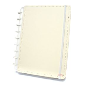 Caderno Médio Tons Pastéis Amarelo com 80 Folhas Caderno Inteligente