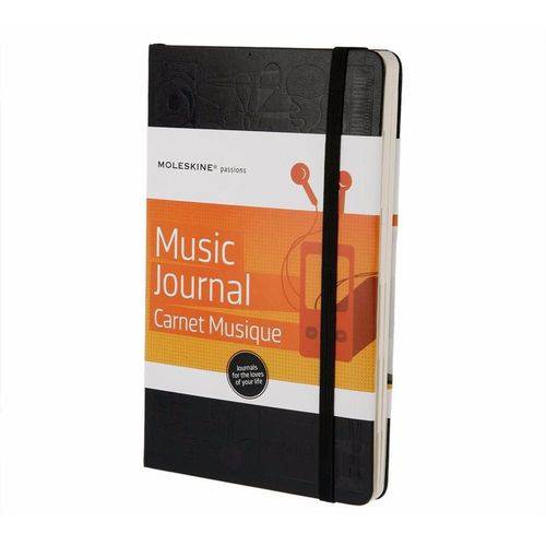 Caderno Moleskine Diário de Musica - Diários de Paixões 3209