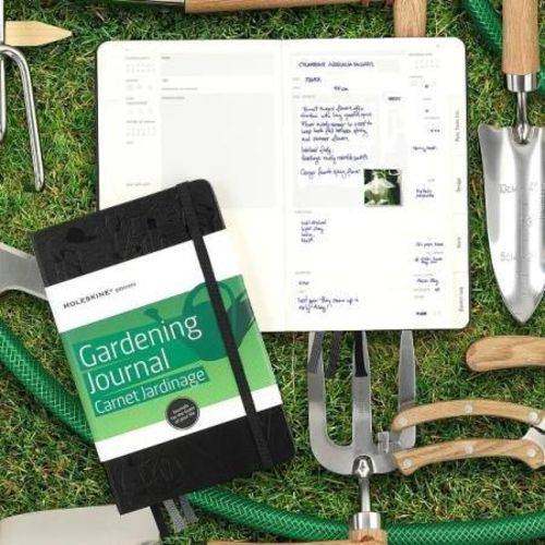 Caderno Moleskine Passions Gardening Journals Capa Dura Pautado 13x21 Cm Large - Preto