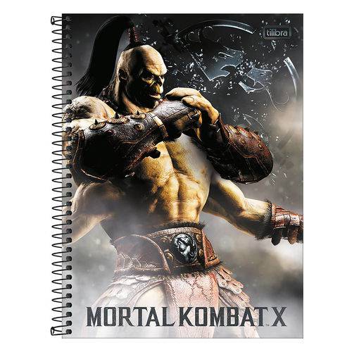 Caderno Mortal Kombat X - Goro - 80 Folhas - Tilibra