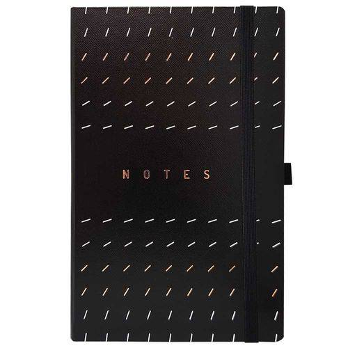 Caderno Noir Papertalk Maxi Traços Ótima