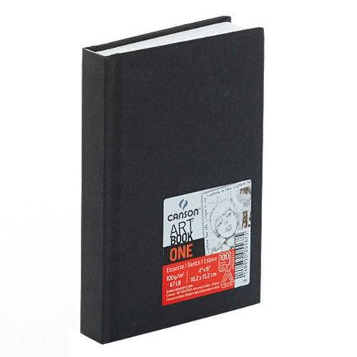 Caderno One Art Book Canson A6 102x152mm 100g 98 Folhas