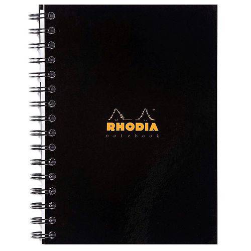Caderno Rhodia Notebook A5 Capa Preta