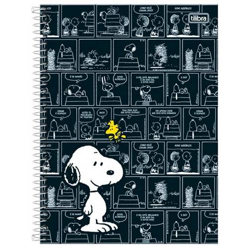 Caderno Snoopy 96 Folhas 1x1 - Tilibra