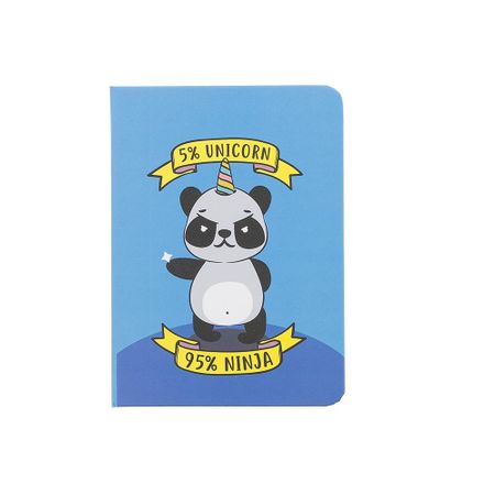 Caderno STZ Panda Ninja Azul -