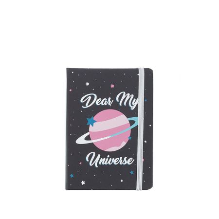 Caderno STZ Pequeno Meu Querido Universo Preto -