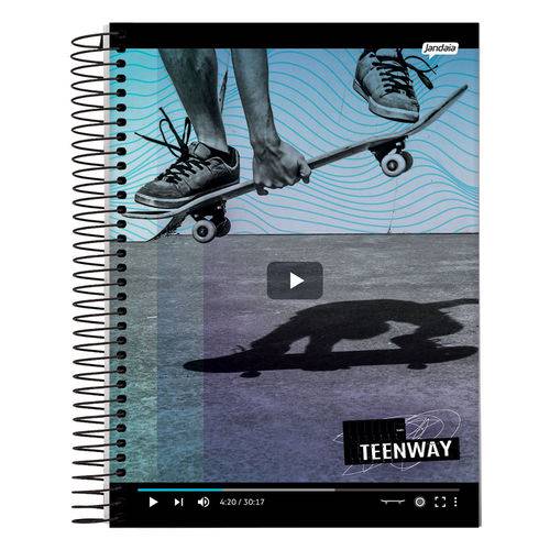 Caderno Teen Way - Vídeo - 10 Matérias - Jandaia