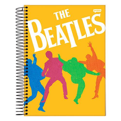 Caderno The Beatles - Laranja - 10 Matérias - Jandaia