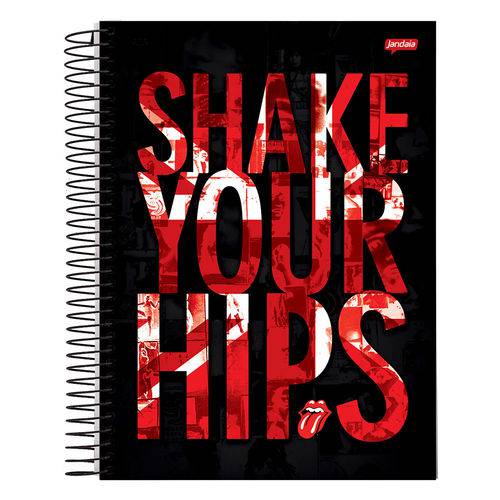 Caderno The Rolling Stones - Shake Your Hips - 10 Matérias - Jandaia