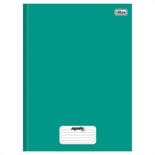 Caderno Tilibra Costurado Verde 1 Matéria 96 Folhas Emb. 5un. Capa Dura